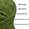 Plush Chenille Chunky Crochet Yarn - Baby Yarn for Crocheting Soft - Velvet Yarns Knitting for Blankets Crafts - Fluffy Amigurumi Yarns 100g / 131yd (Pine Green)
